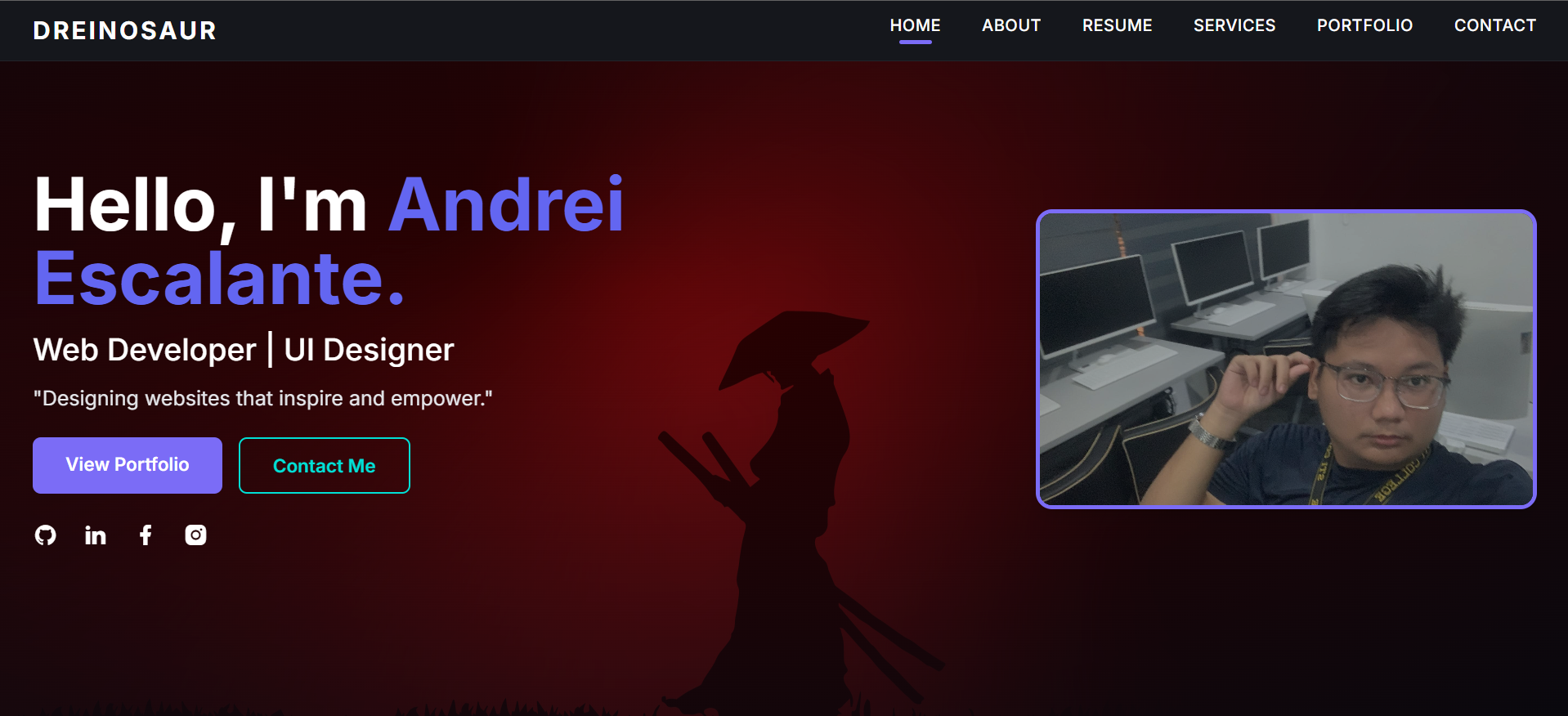 Personal Portfolio & Blog